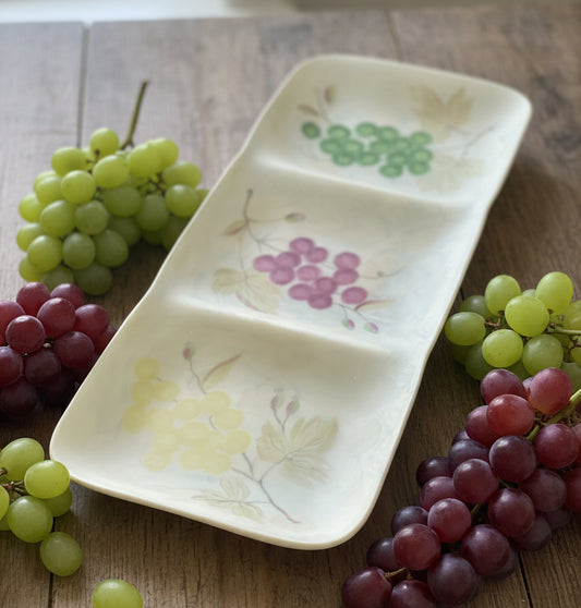 Bandeja de Vidrio Pintado al Reverso – ca. 1950s