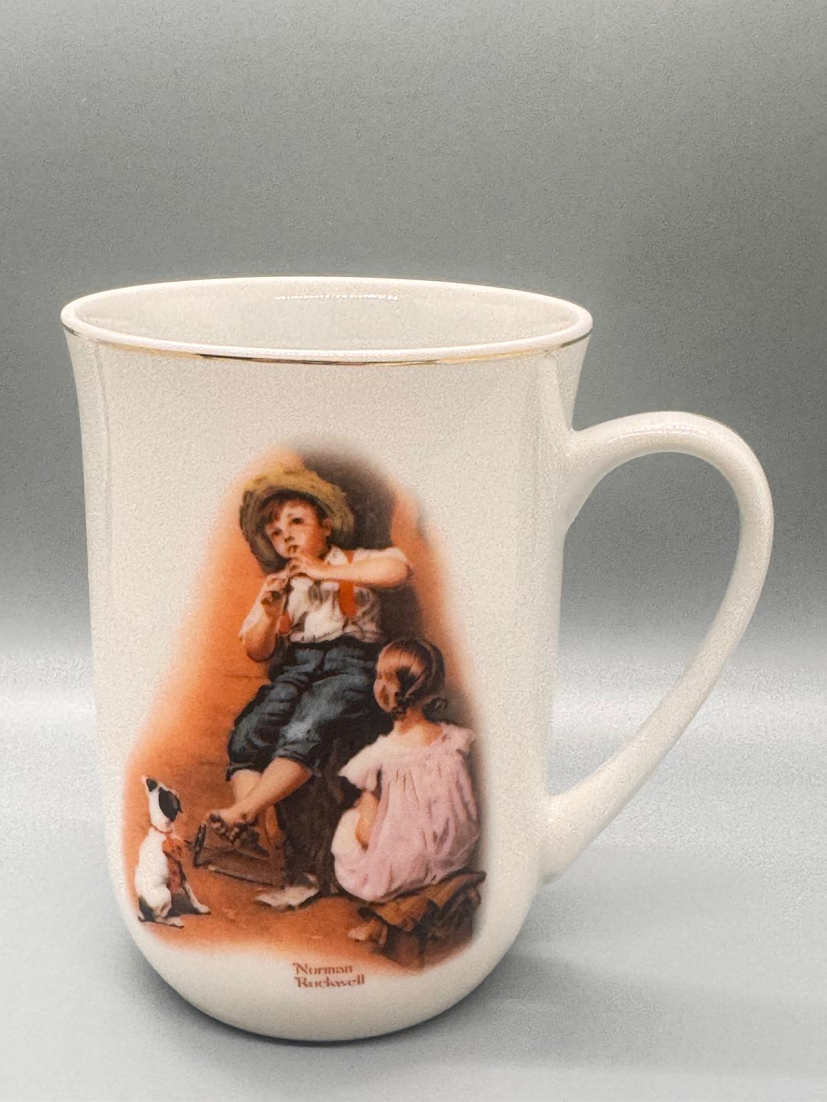 Tazas o Posillos Norman Rockwell "Memories" Vintage