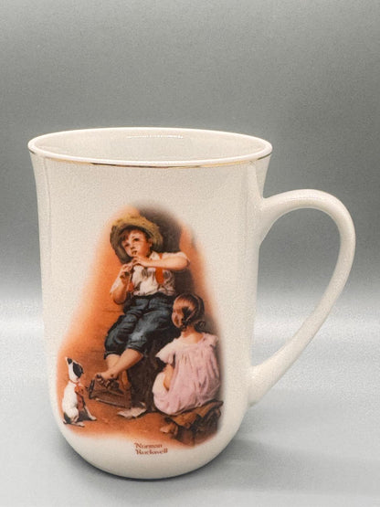 Tazas o Posillos Norman Rockwell "Memories" Vintage