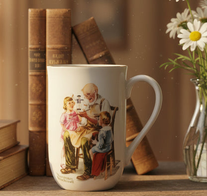Tazas o Posillos Norman Rockwell "Memories" Vintage