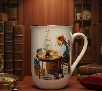 Tazas o Posillos Norman Rockwell "Memories" Vintage