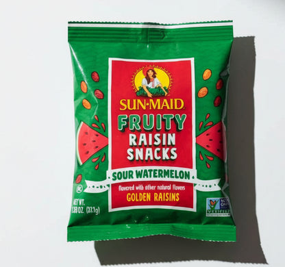Sun-Maid Fruity Raisin Snacks - Sour Watermelon (pasas)