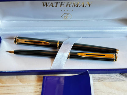 Set de Pluma y portaminas Waterman color verde