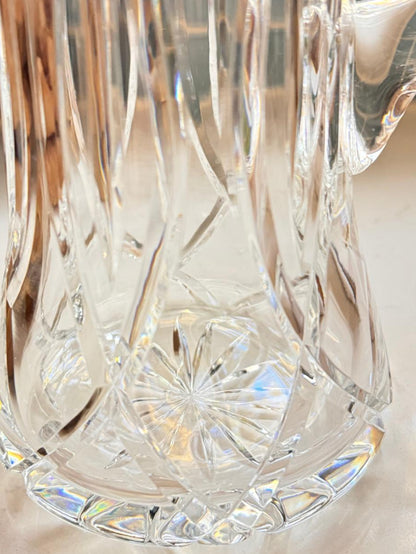 Pichel de cristal de plomo al 24% fabricada en Polonia, con 10 pulgadas de altura