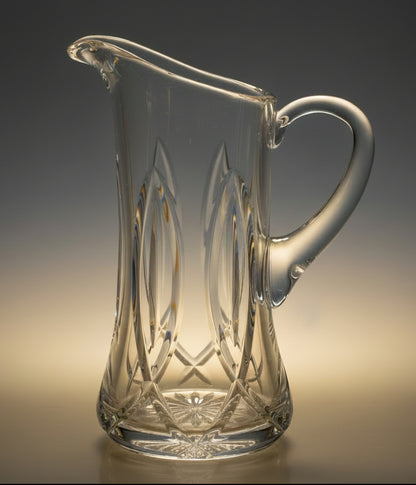 Pichel de cristal de plomo al 24% fabricada en Polonia, con 10 pulgadas de altura