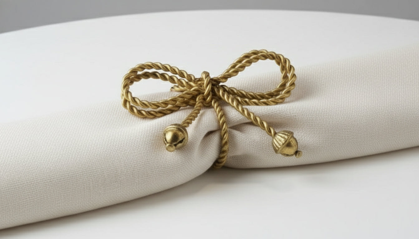 Servilleteros Vintage Dorados