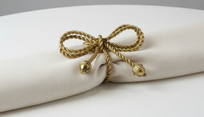 Servilleteros Vintage Dorados