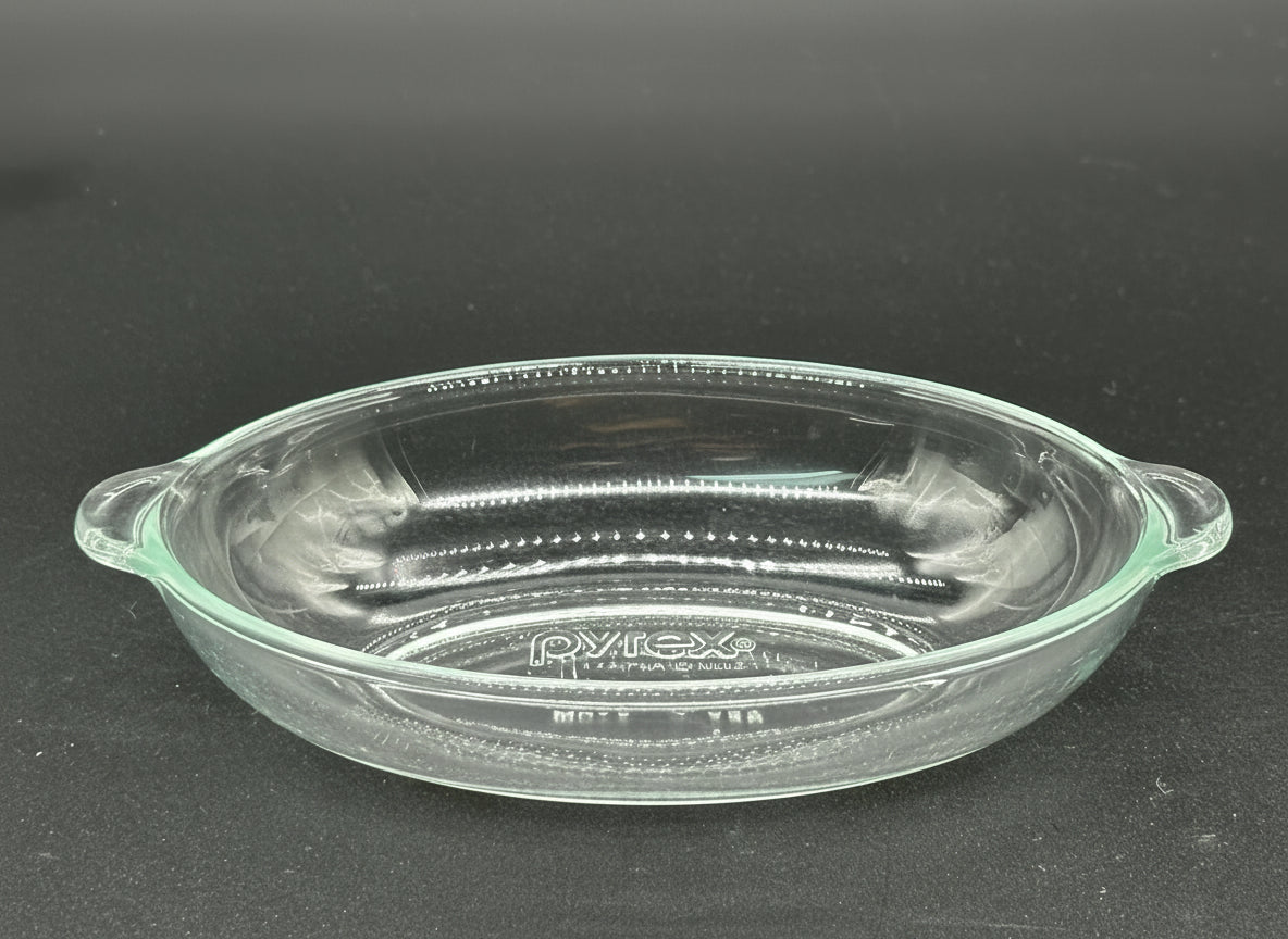 Fuente Oval de Vidrio Templado