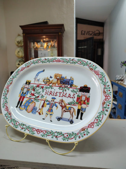 Plato Ovalado Navideño
