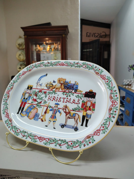 Plato Ovalado Navideño