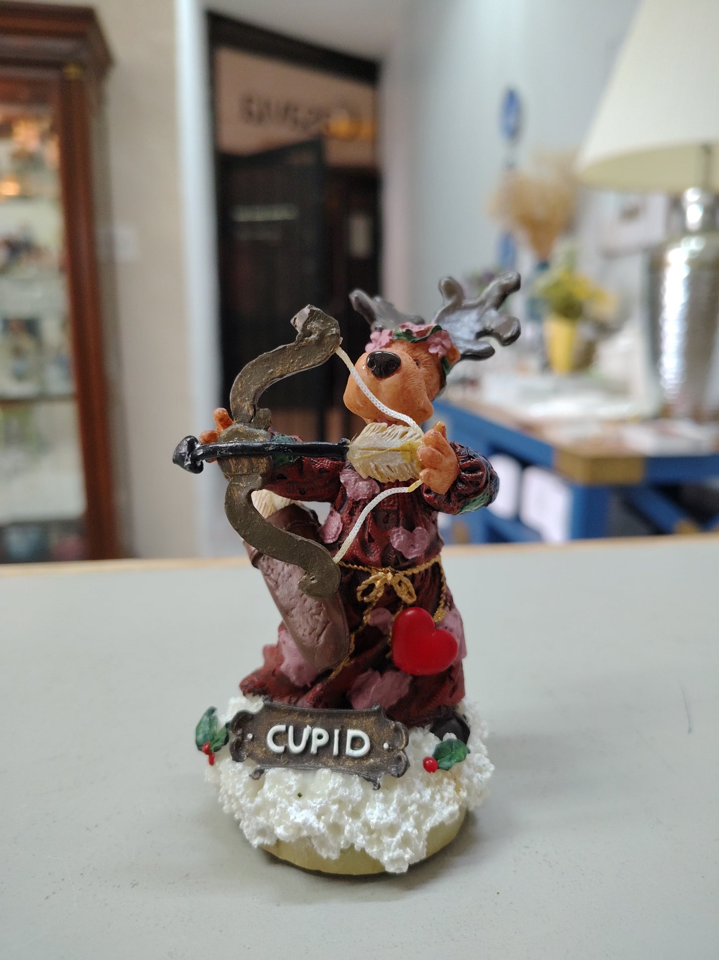 Figura Navideña de Colección(Renos de Santa)