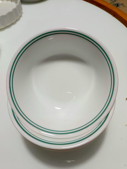 Bowl líneas verdes Corning Ware