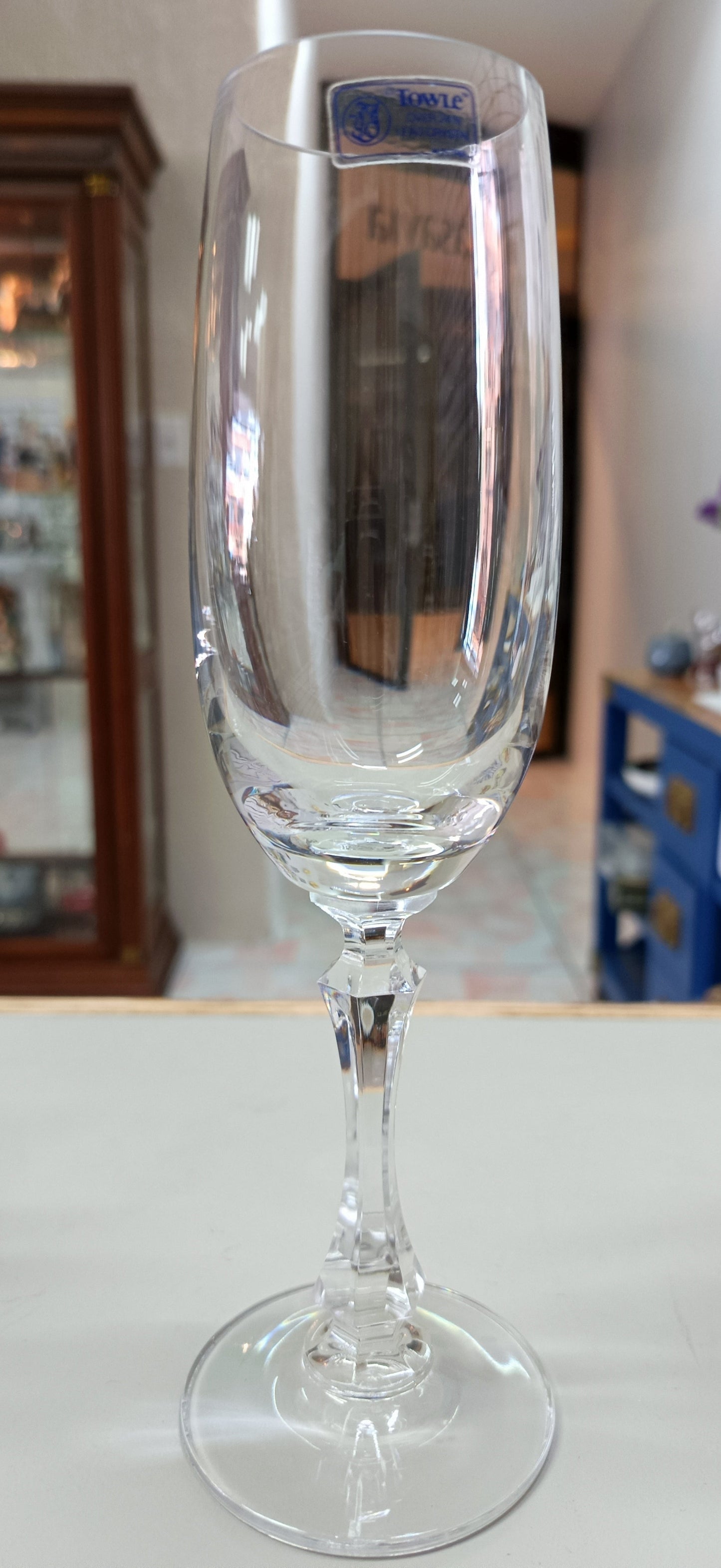 Copas de vino Towle en cristal de plomo austriaco de 24% Set de 4