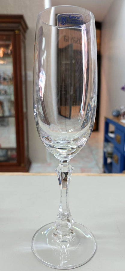 Copas de vino Towle en cristal de plomo austriaco de 24% Set de 4