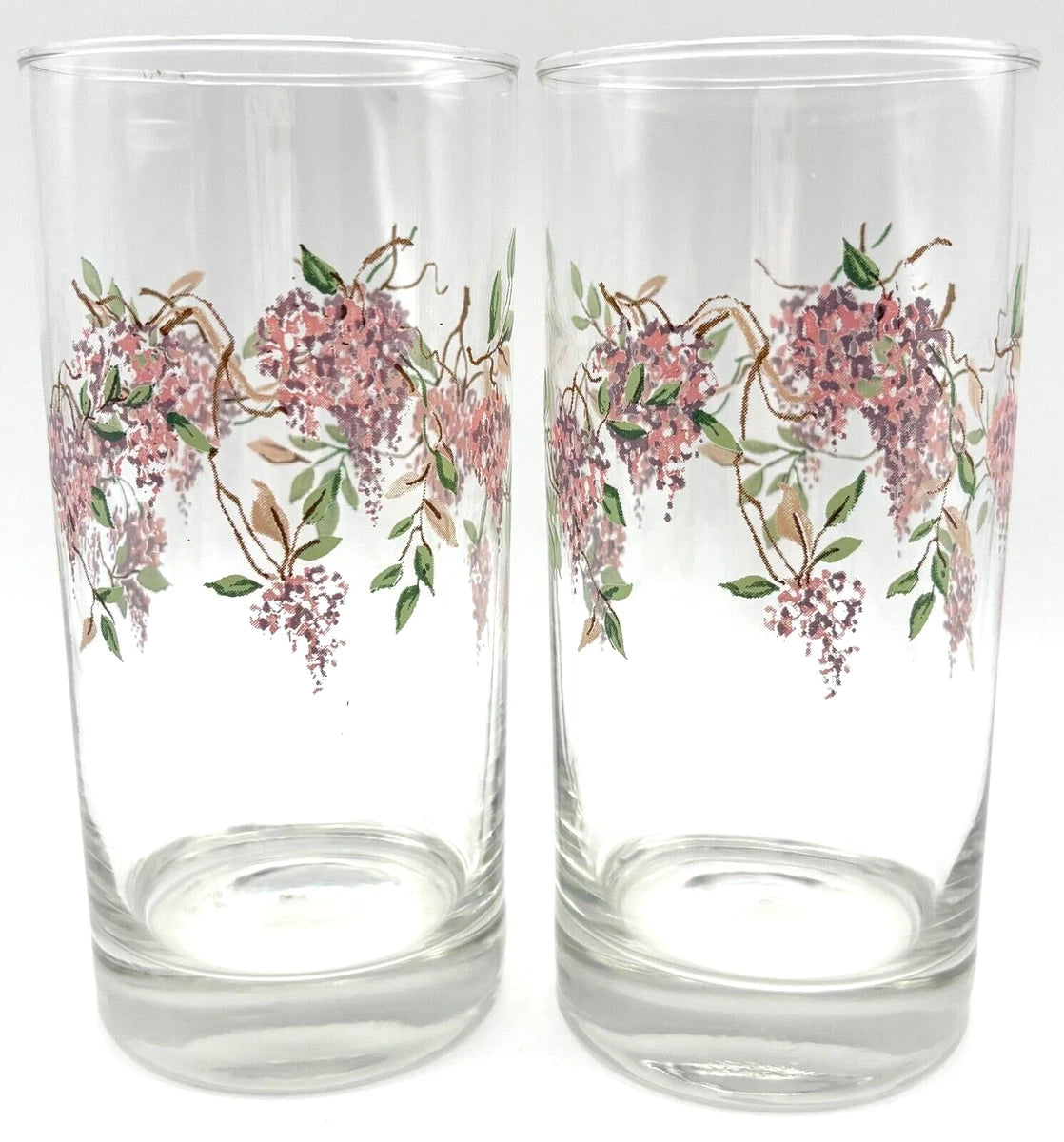 El set de 7 vasos Corelle Wisteria es ideal para el servicio de agua, capacidad 16oz.