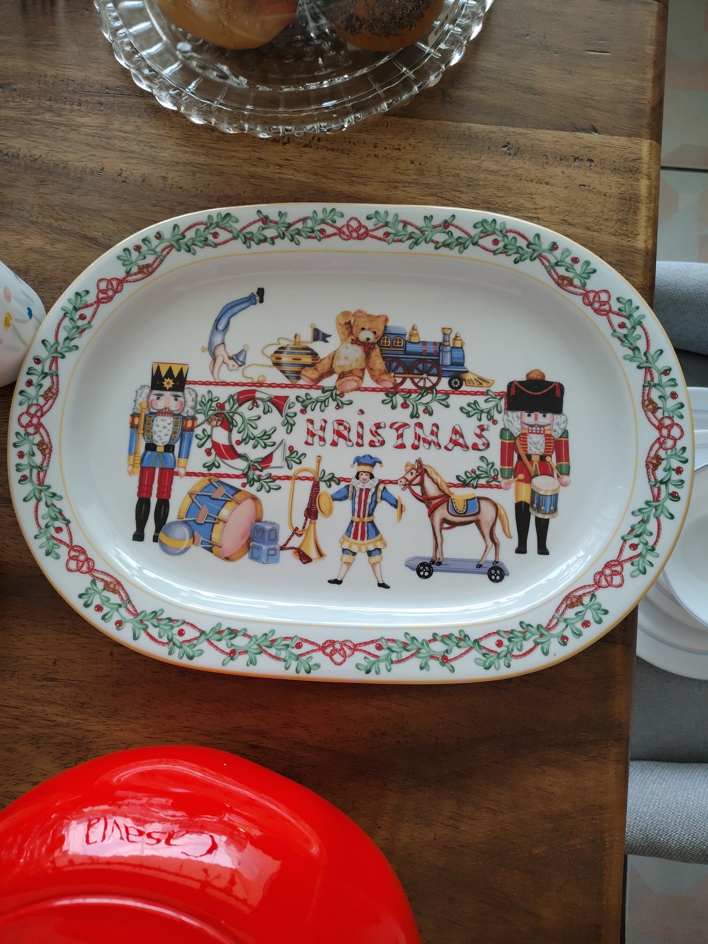 Plato Ovalado Navideño