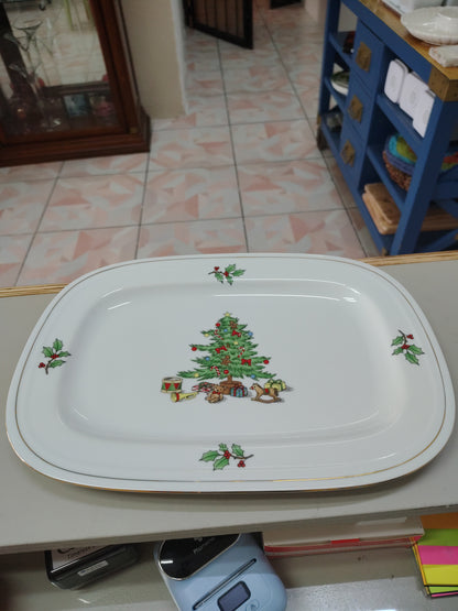 Plato Ovalado Navideño