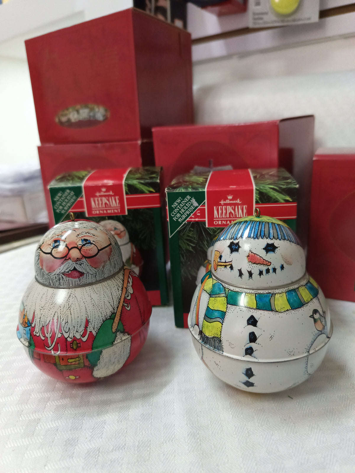 Adornó Navideño Vintage KEEPSAKE Hallmark Jolly Wolly