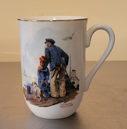 Tazas o Posillos Norman Rockwell "Memories" Vintage