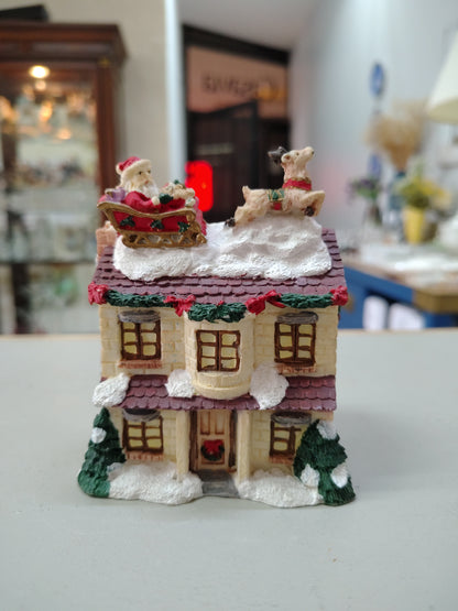 Figura Navideña (Santa con su trineo)