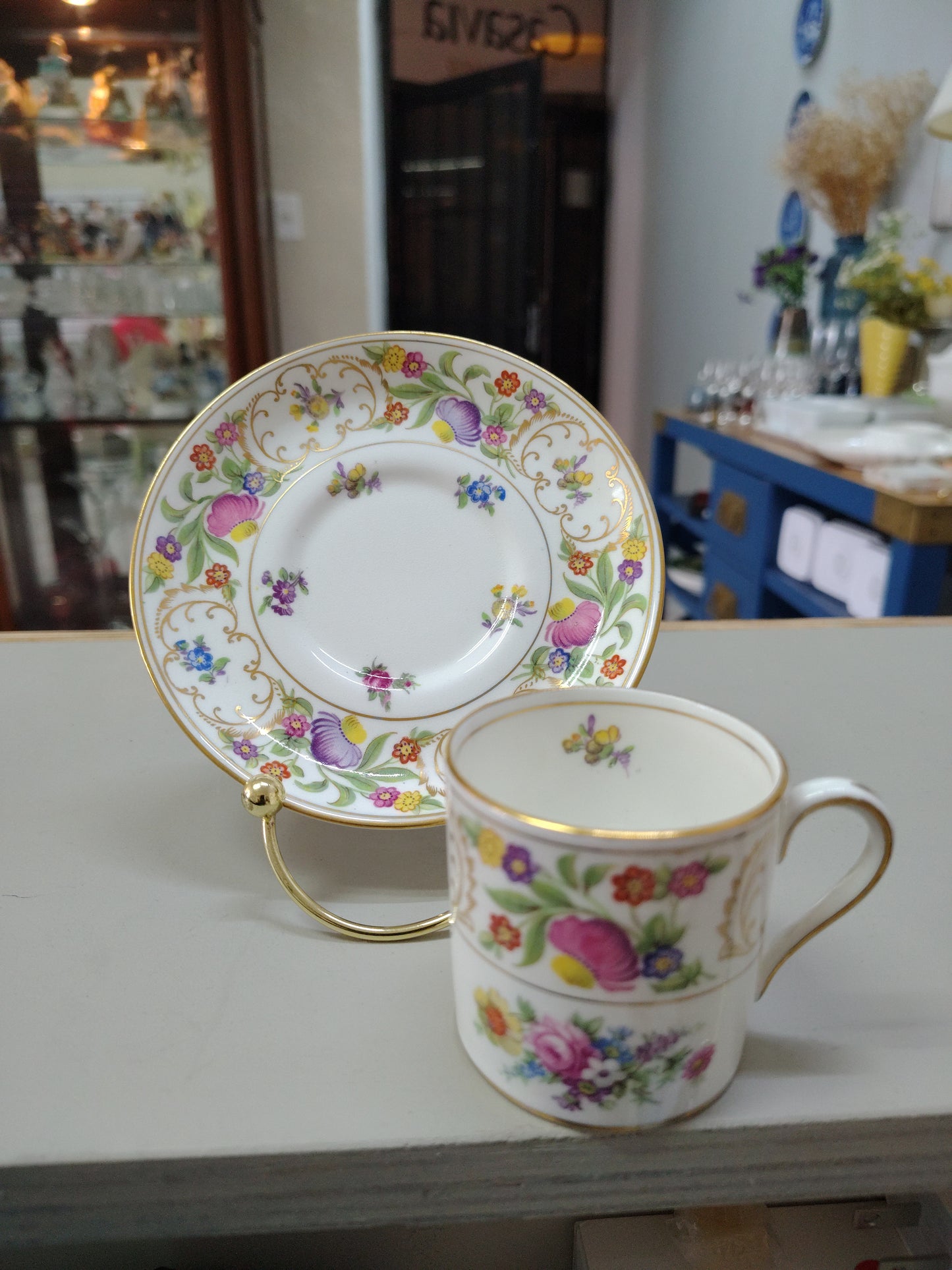 Taza y porcelana de colección/Englad