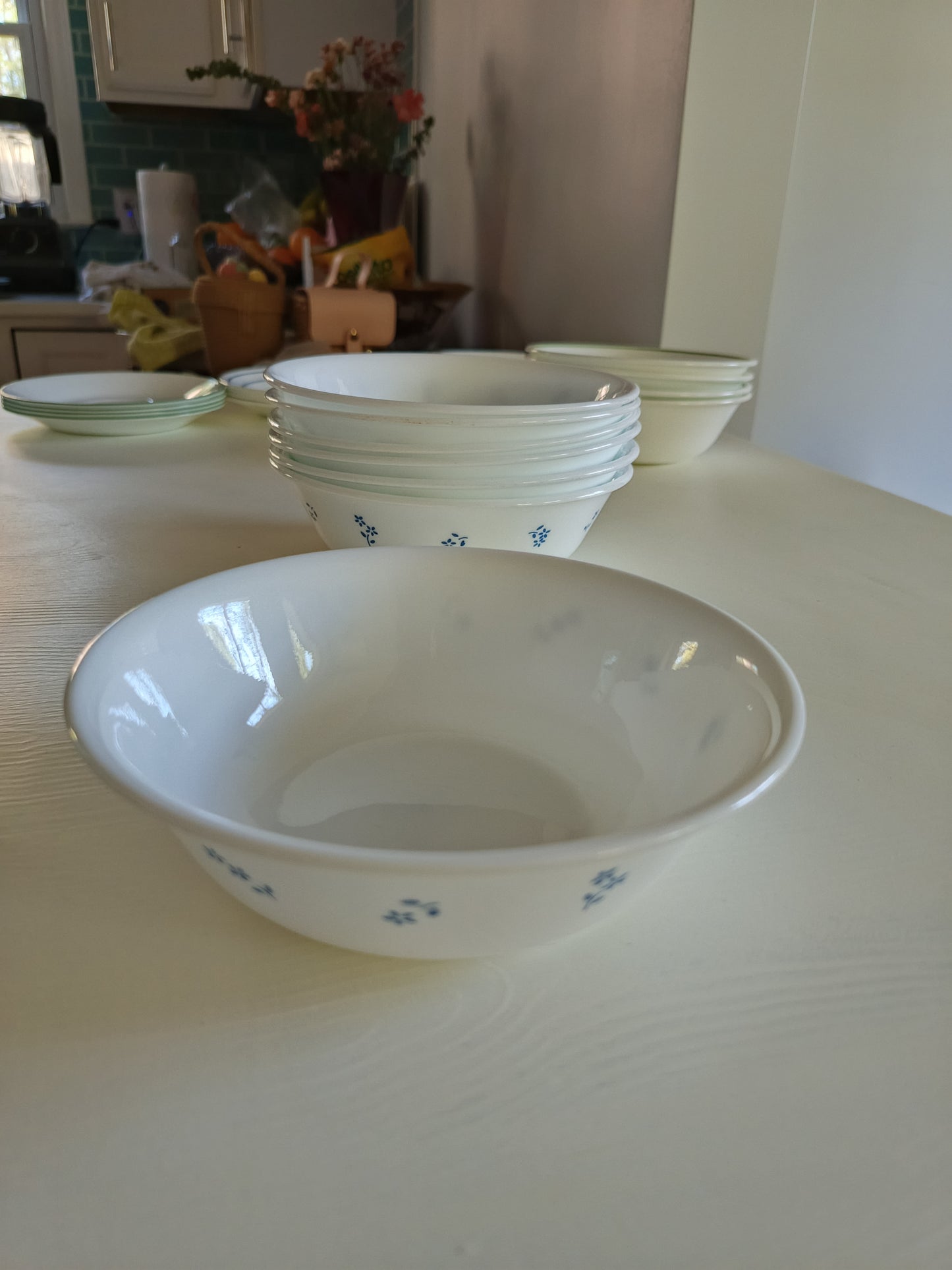 Tazón o bowl para sopa/cereales Corelle Livingware en el patrón Provincial Blue