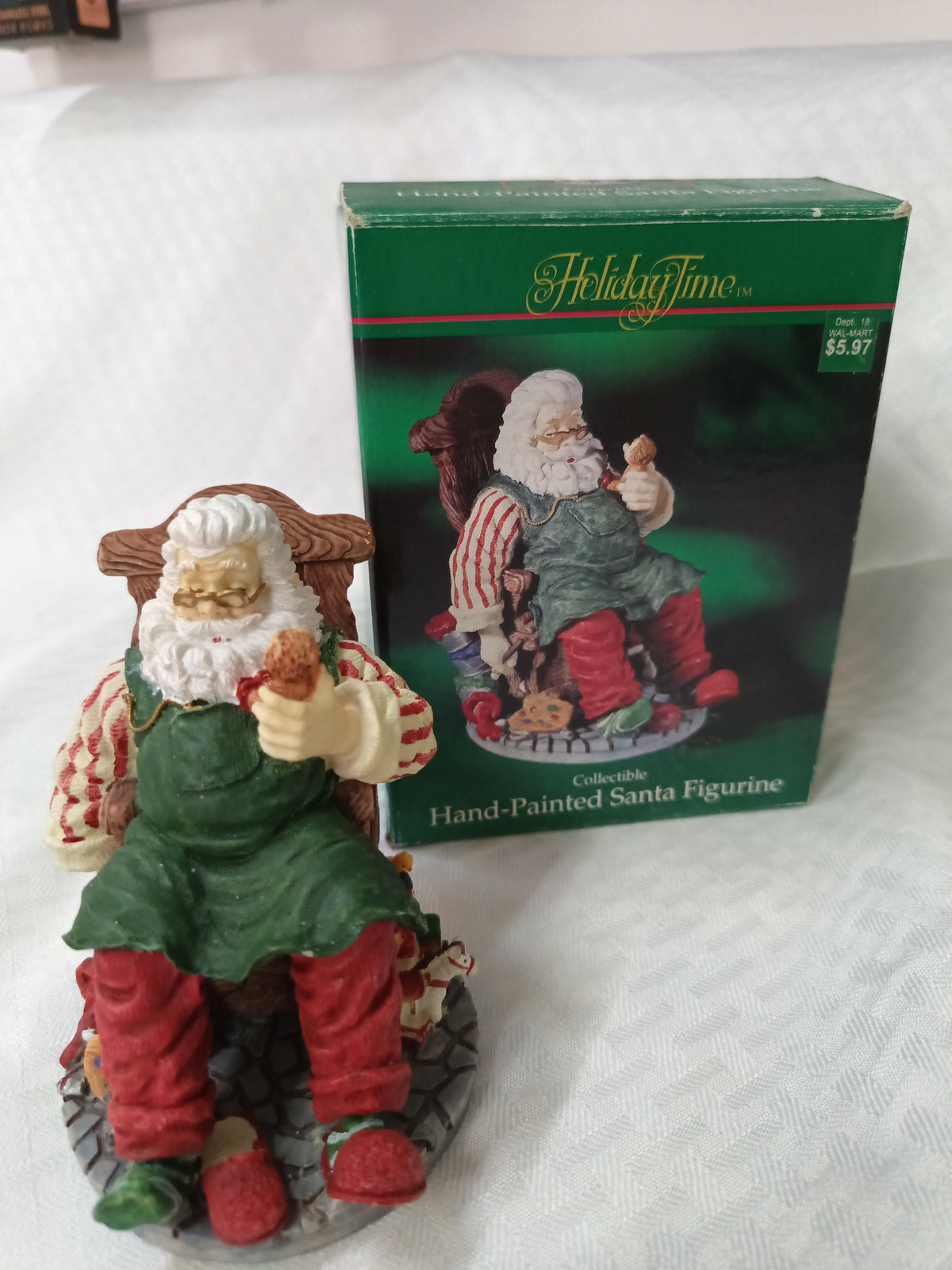 Figura Navideña de colección Santa Claus