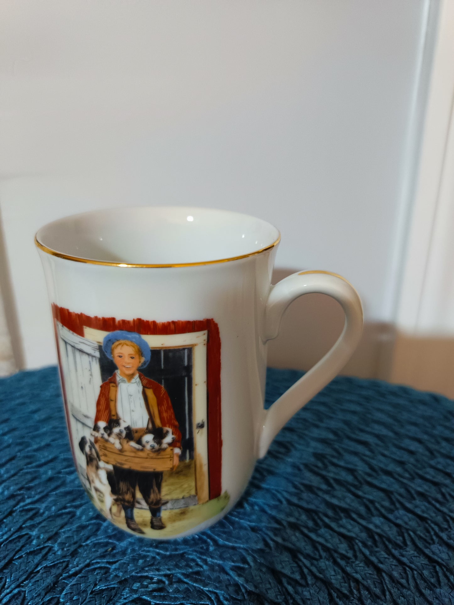 Tazas o Posillos Norman Rockwell "Memories" Vintage