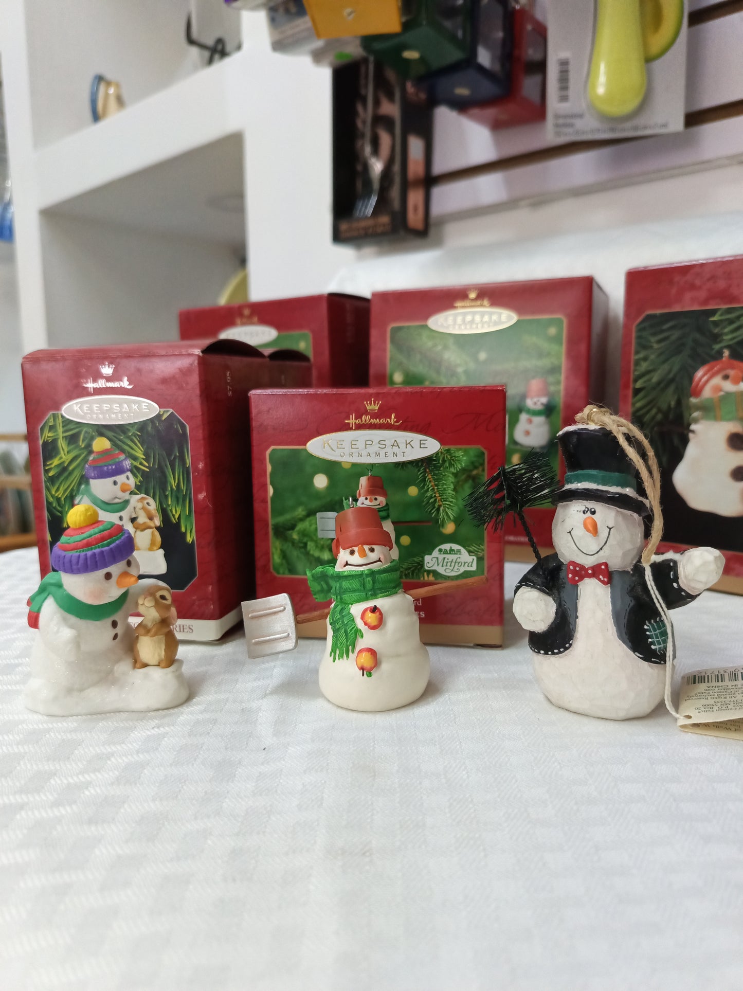 Adornó Navideño Muñecos de Nieve de la Colección KEEPSAKE Hallmark