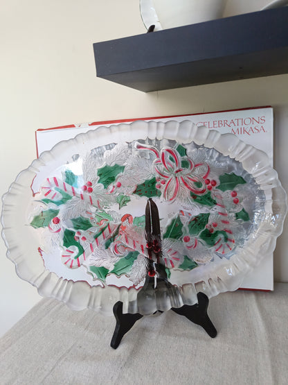 Plato de Crystal MIKASA 17"  (43.2cm.)