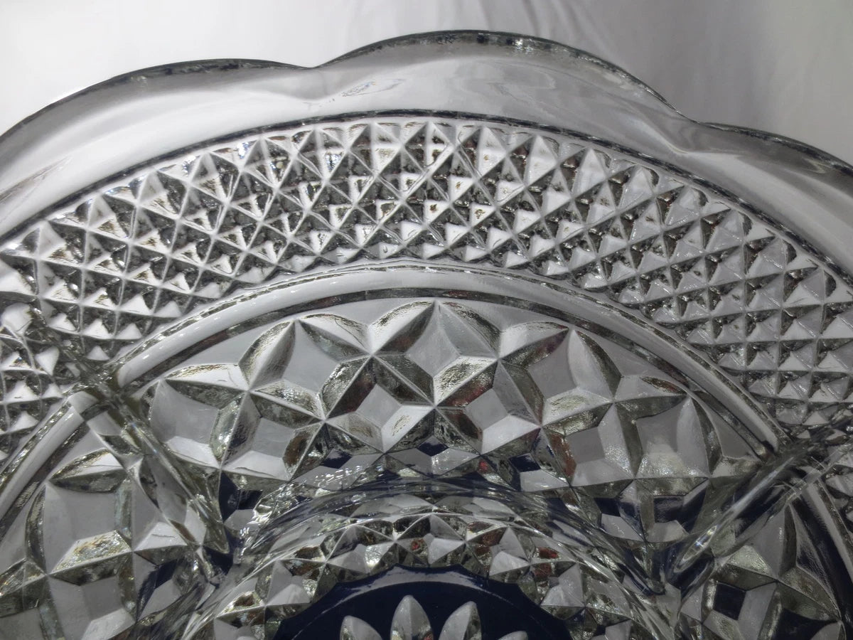 La bandeja dividida de 28 cm diametro de cristal Wexford de Anchor Hocking