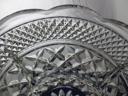 La bandeja dividida de 28 cm diametro de cristal Wexford de Anchor Hocking