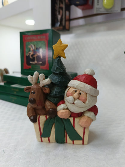 Adorno Navideño (Santa con Regalos)