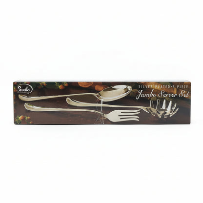 Studio Silversmiths Set Jumbo Plateado (3 piezas)