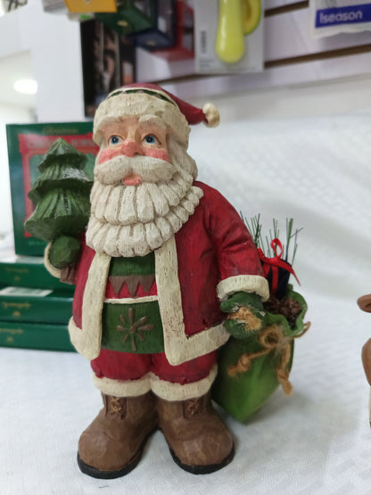 Adorno Navideño (Santa con Regalos)