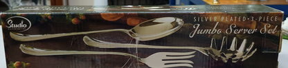 Studio Silversmiths Set Jumbo Plateado (3 piezas)