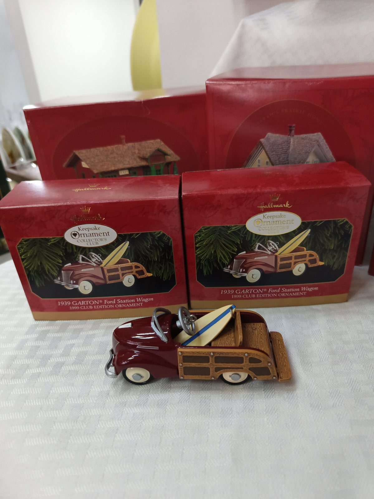 Adornó Navideño de Colección autos clásicos