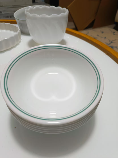 Bowl líneas verdes Corning Ware