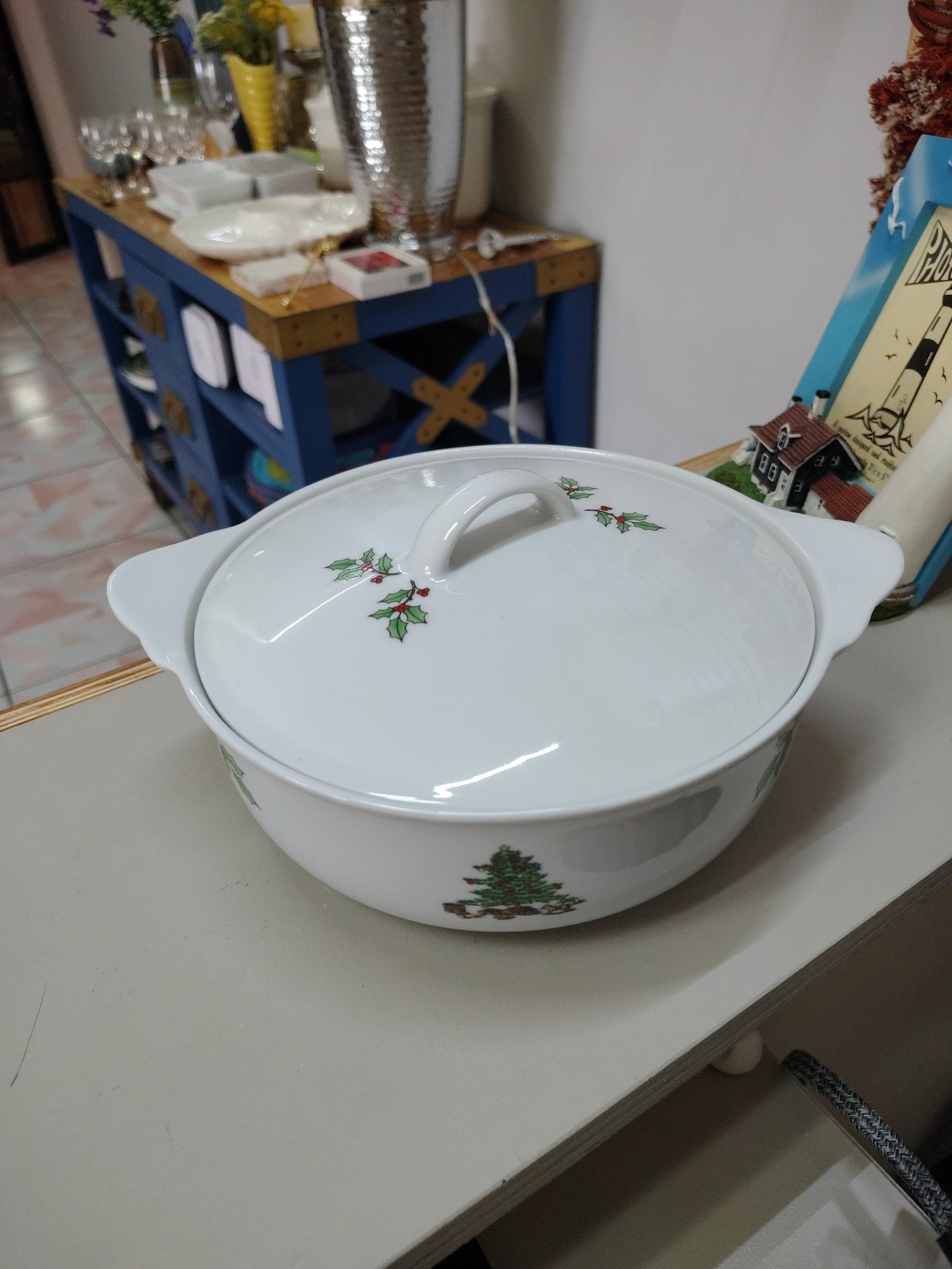 Bowl Navideño C|Tapadera