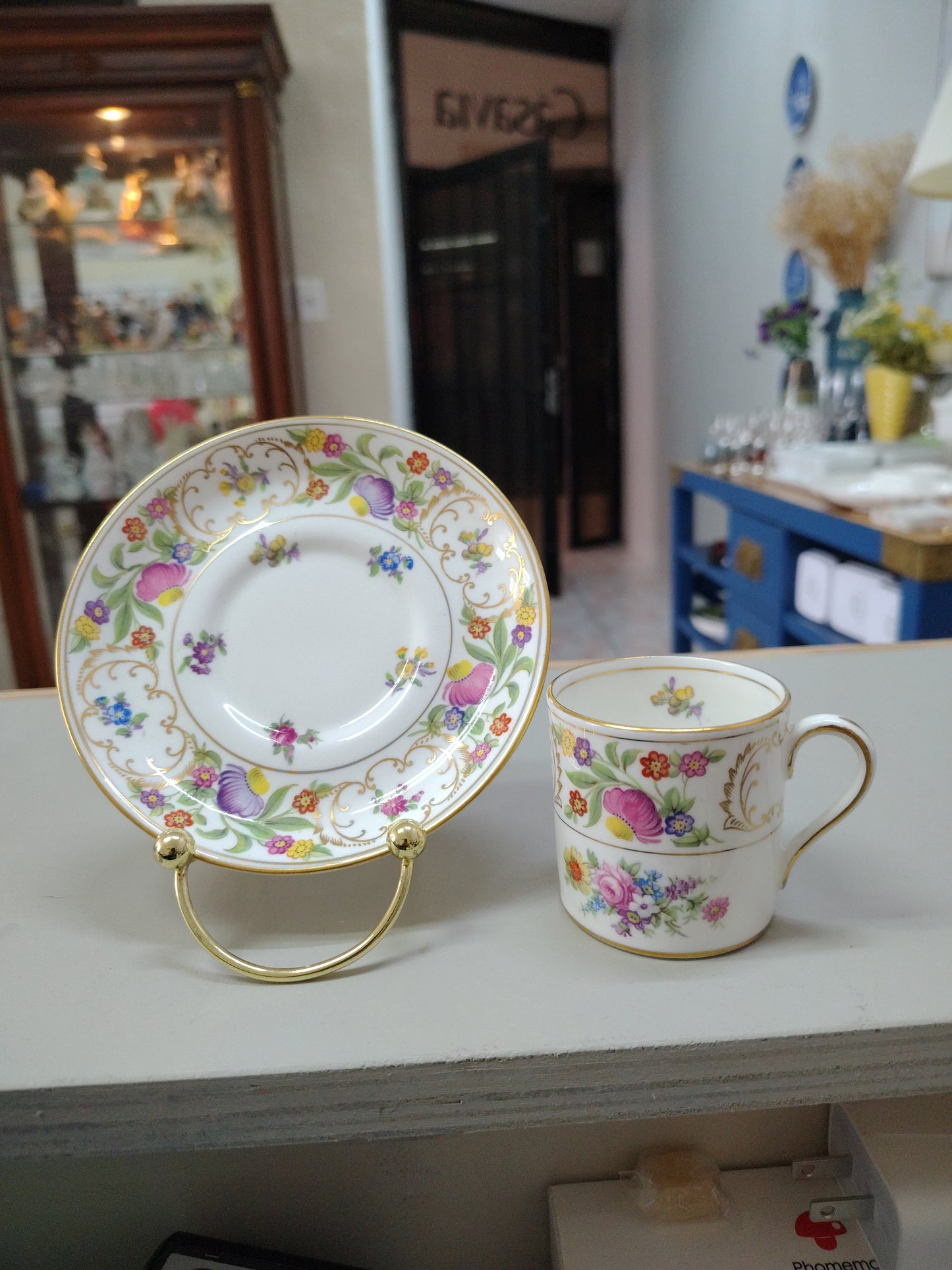 Taza y porcelana de colección/Englad