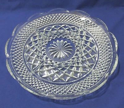 La bandeja dividida de 28 cm diametro de cristal Wexford de Anchor Hocking
