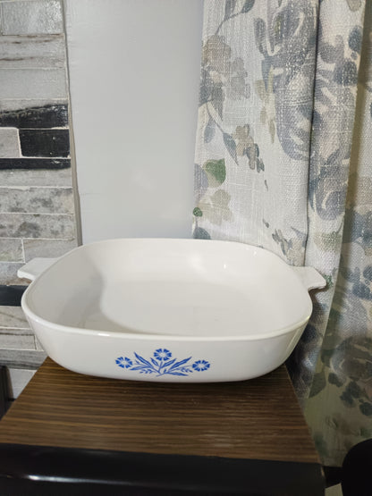 Pyrex  CorningWare con patrón Cornflower Blue