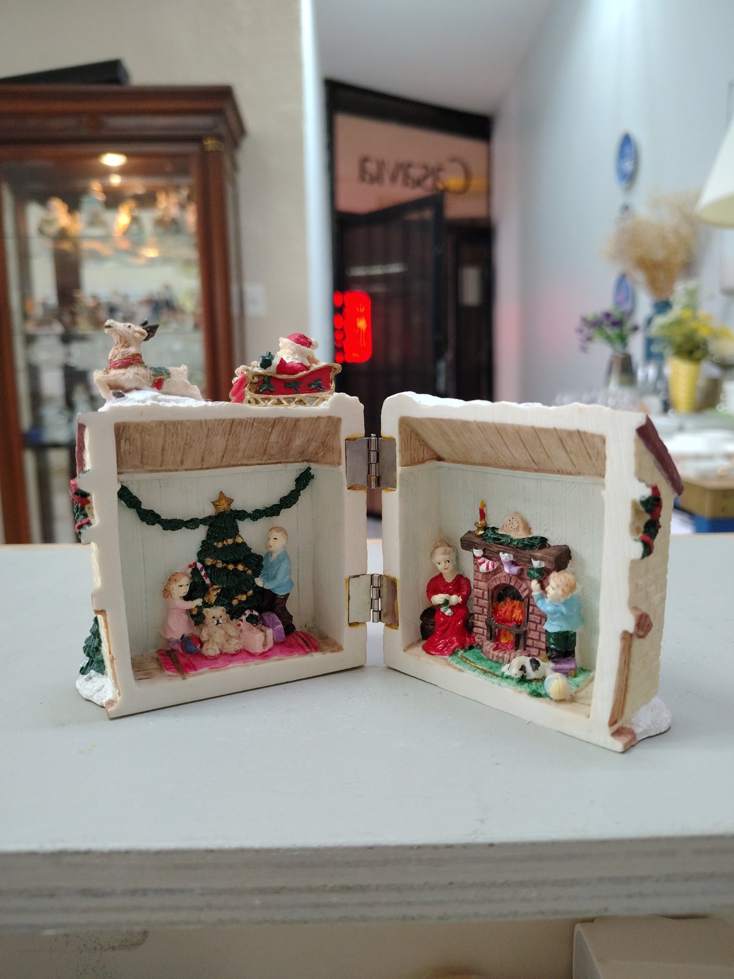 Figura Navideña (Santa con su trineo)