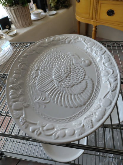 Plato Navideño de 19" Para Pavo