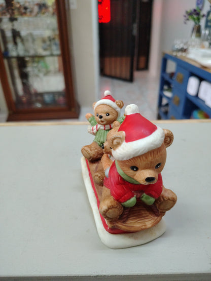 Figura Navideña (Osos en el trineo)