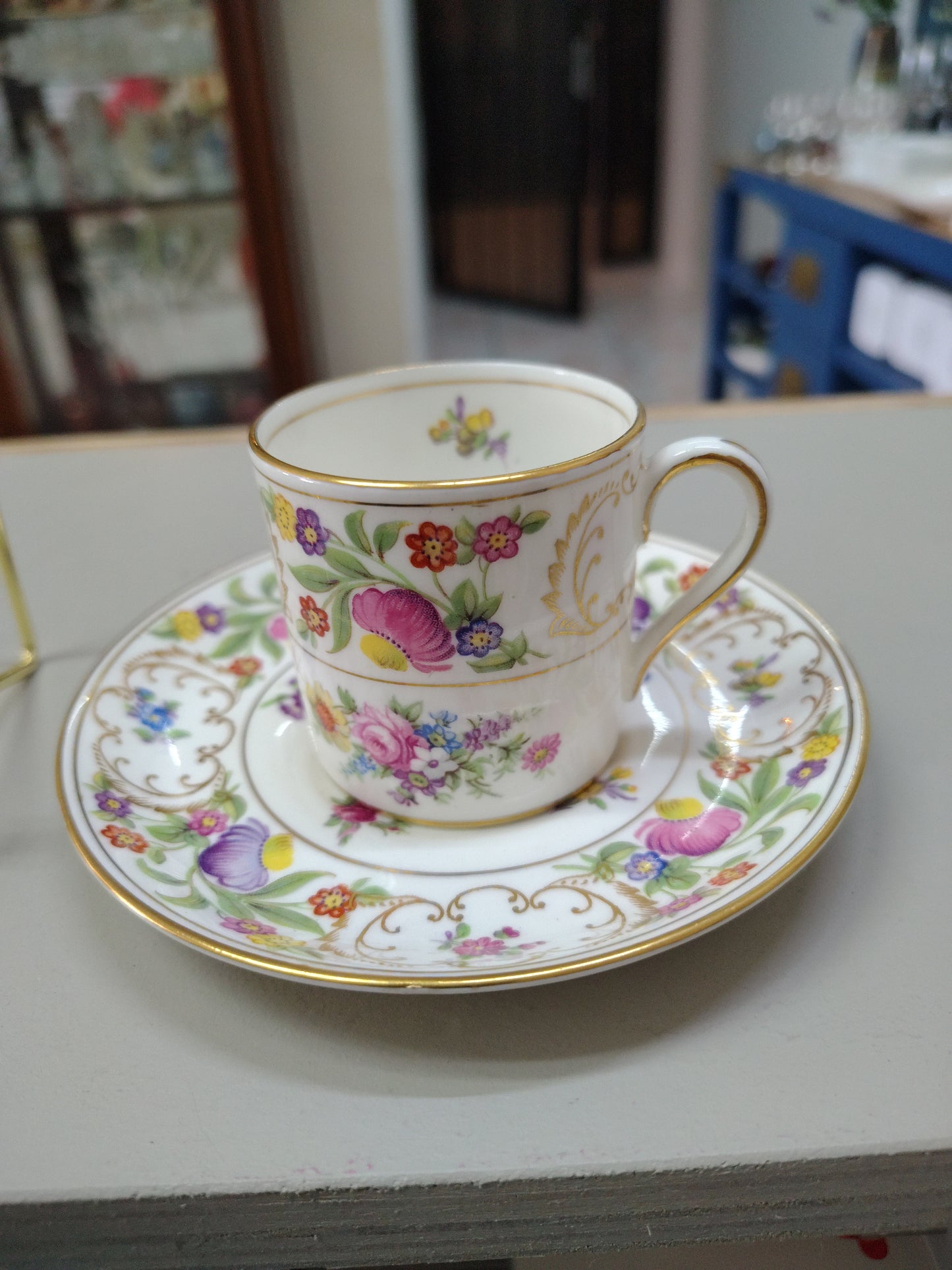 Taza y porcelana de colección/Englad