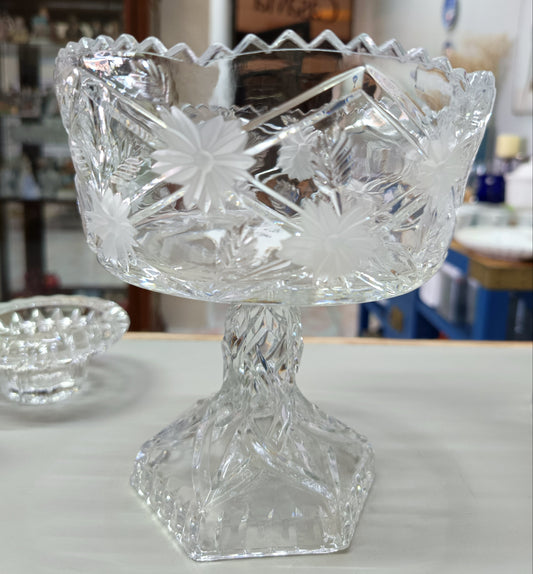 Bowl Centro de mesa de cristal tallado