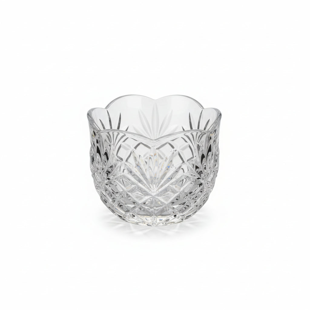 Portavelas Noritake Hampton Hall, fabricado en cristal de plomo (Set de 2)