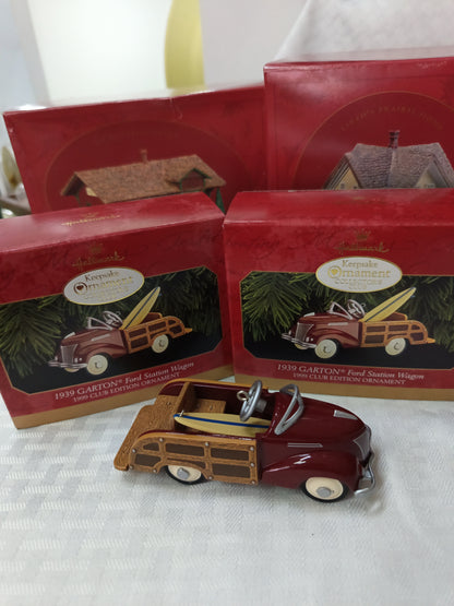 Adornó Navideño de Colección autos clásicos