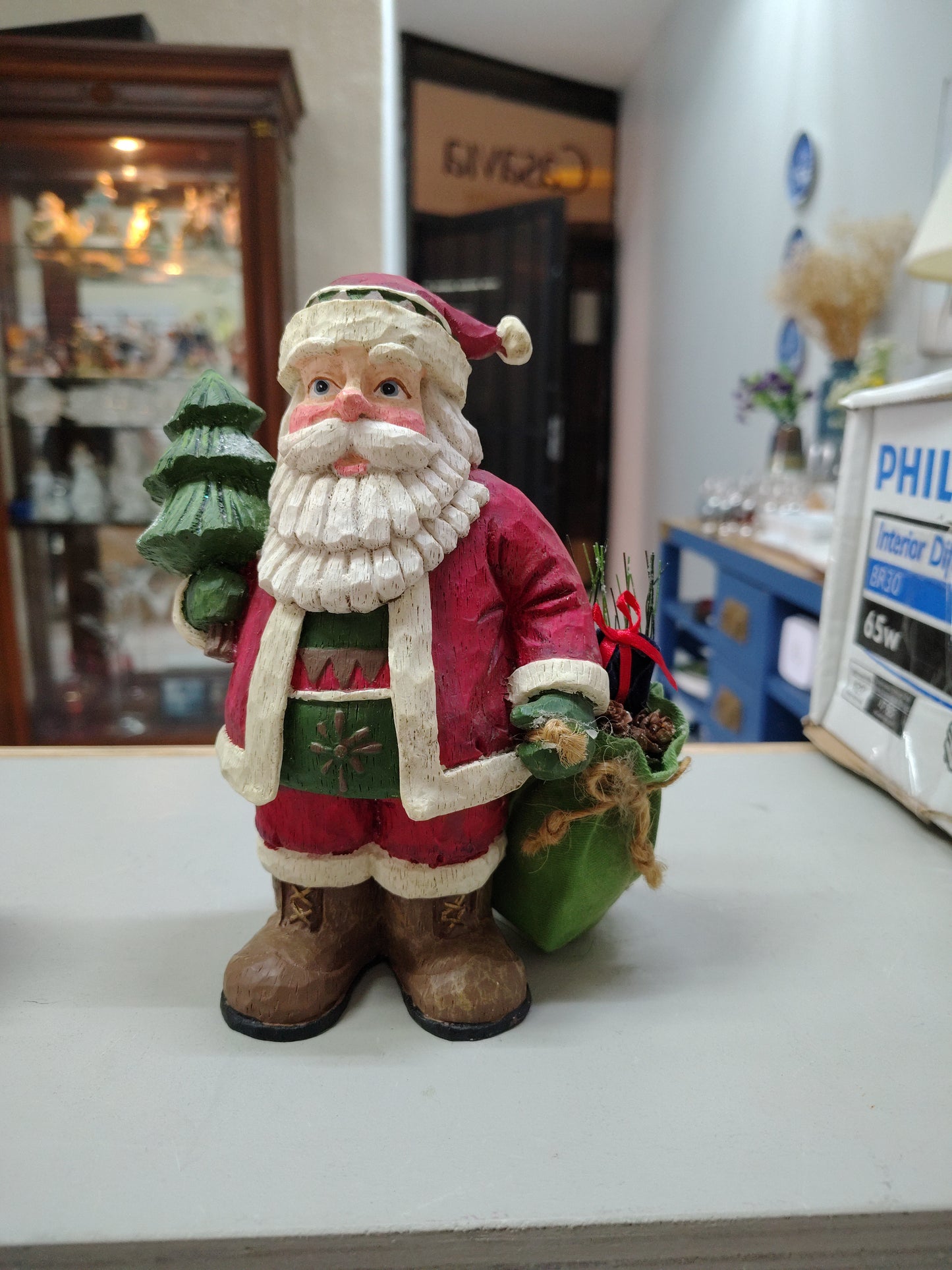 Adorno Navideño (Santa con Regalos)
